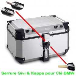 Barillet Serrure BMW Pour Top-case Givi / Kappa codé à la Clé BMW Accueil 16100-100 bmw R1250GS commodo RT GS F900R F990XR 12...