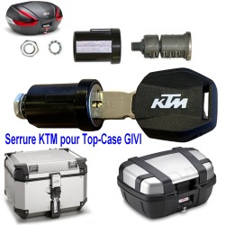 Barillet Serrure KTM Pour Top-case Givi / Kappa code à la Clé KTM 16100-100 bmw R1250GS commodo RT GS F900R F990XR 1200RT GI ...