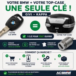 Barillet GIVI / KAPPA codé...